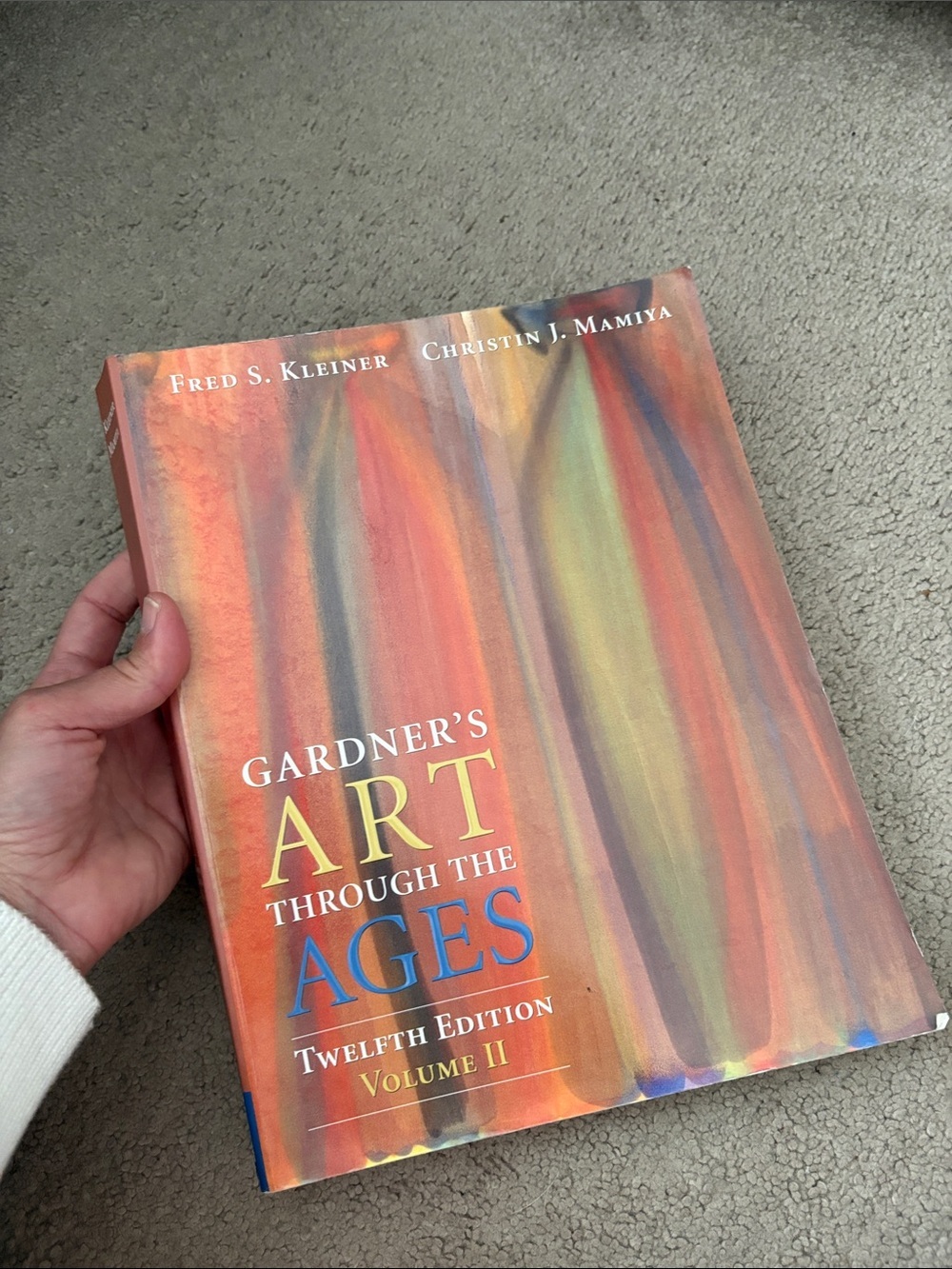 Gardner's Art Through the Ages Twelfth Edition Volume II - Multicolor Cover